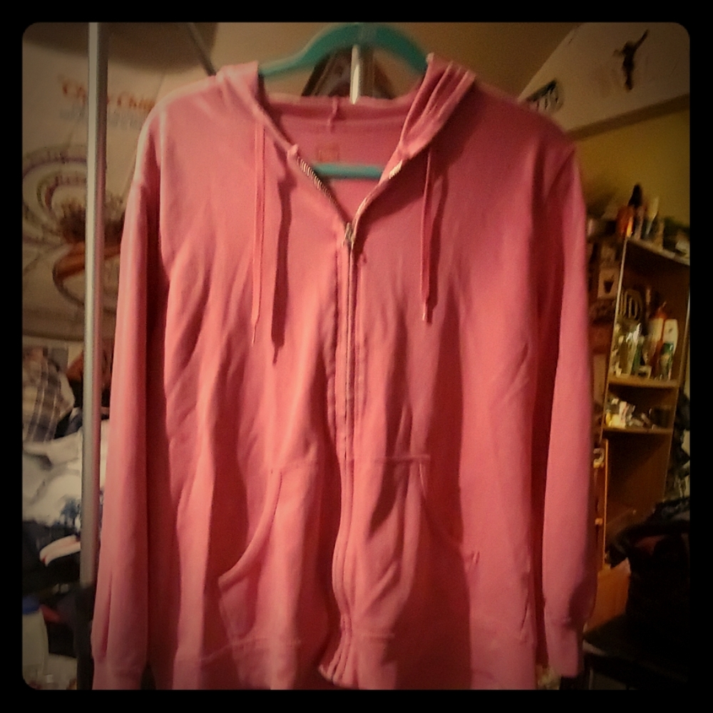 Women pink hoodie By HANES